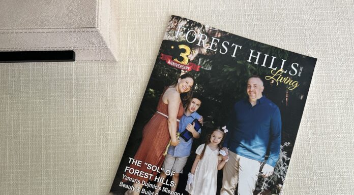 Meet the Mom Behind the Lens (and the Movement): Yamaris Dujmic of Forest Hills Cover of Forest Hills Living Magazine April 2025 issue.