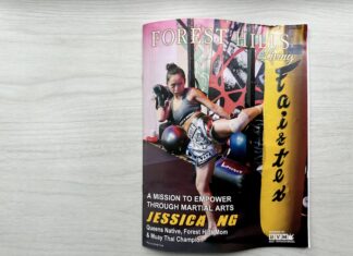 Meet Forest Hills Mom & Muay Thai Champion Jessica Ng The cover of the Forest Hills Living magazine May issue.
