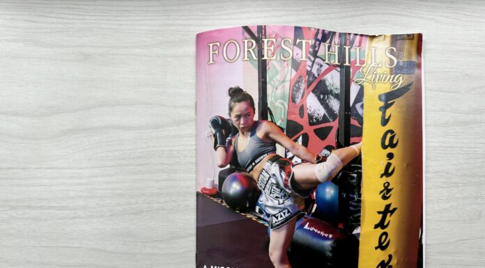 Meet Forest Hills Mom & Muay Thai Champion Jessica Ng The cover of the Forest Hills Living magazine May issue.