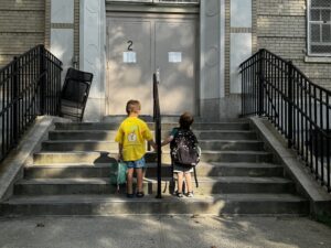 2 Forest Hills kids ready to return to school.