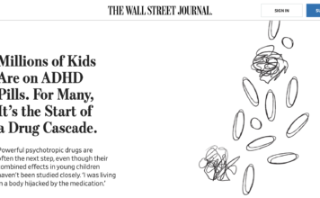 The Pressure to Medicate Your Child is Real and Parents Feel It WSJ ADHD article screenshot